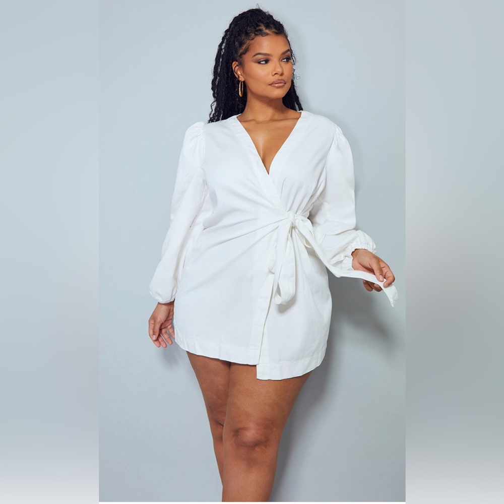 Plus wrap dress (never worn)